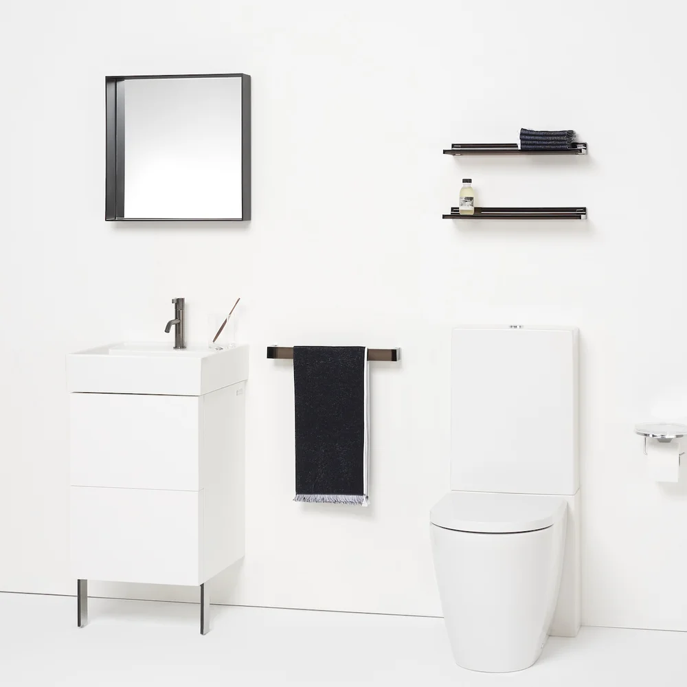 LAUFEN KARTELL HÅNDKLESTATIV 30 CM SVART v:6486431 LAUFEN KARTELL HÅNDKLESTATIV 30 CM SVART v:6486431