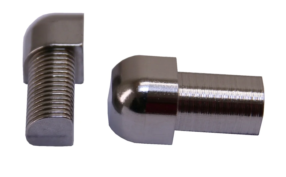 Hjørne utvendig polert stål 8mm pakke a 2 stk v:5041456 Hjørne utvendig polert stål 8mm pakke a 2 stk v:5041456