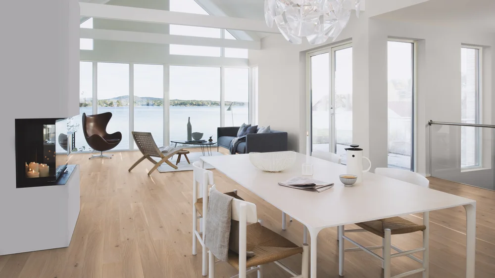 Boen parkett Eik hvit Animoso Plank oljet v:2332143 Boen parkett Eik hvit Animoso Plank oljet v:2332143