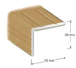 Trappenese 25x20mm 200cm eik nr 210 durifix v:9953251