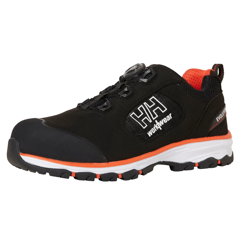 Helly Hansen Workwear Beskyttelsessandal Chelsea Evolution boa SP1, svart/orange v:1118532