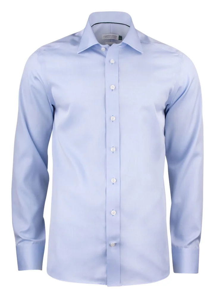 J.HARVEST & FROST SKJORTE GREEN BOW 01 REGULAR FIT BLÅ v:3999200