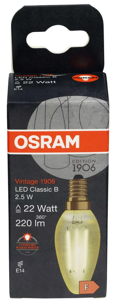 OSRAM Vintage 1906 CLAS B 22 LED-pære v:9659500