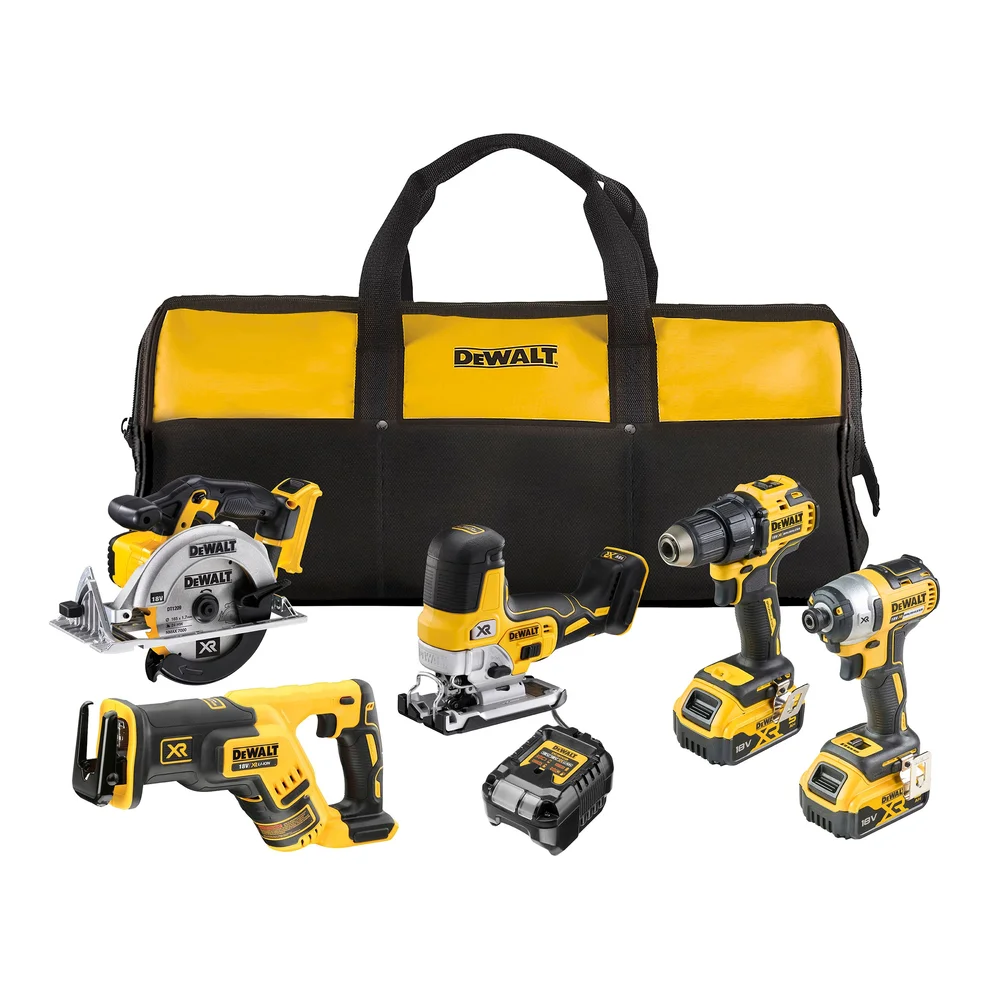 Dewalt Kombikit DCK501P2 18V, 5 stk maskiner & 2 stk 5Ah-batterier v:3960563