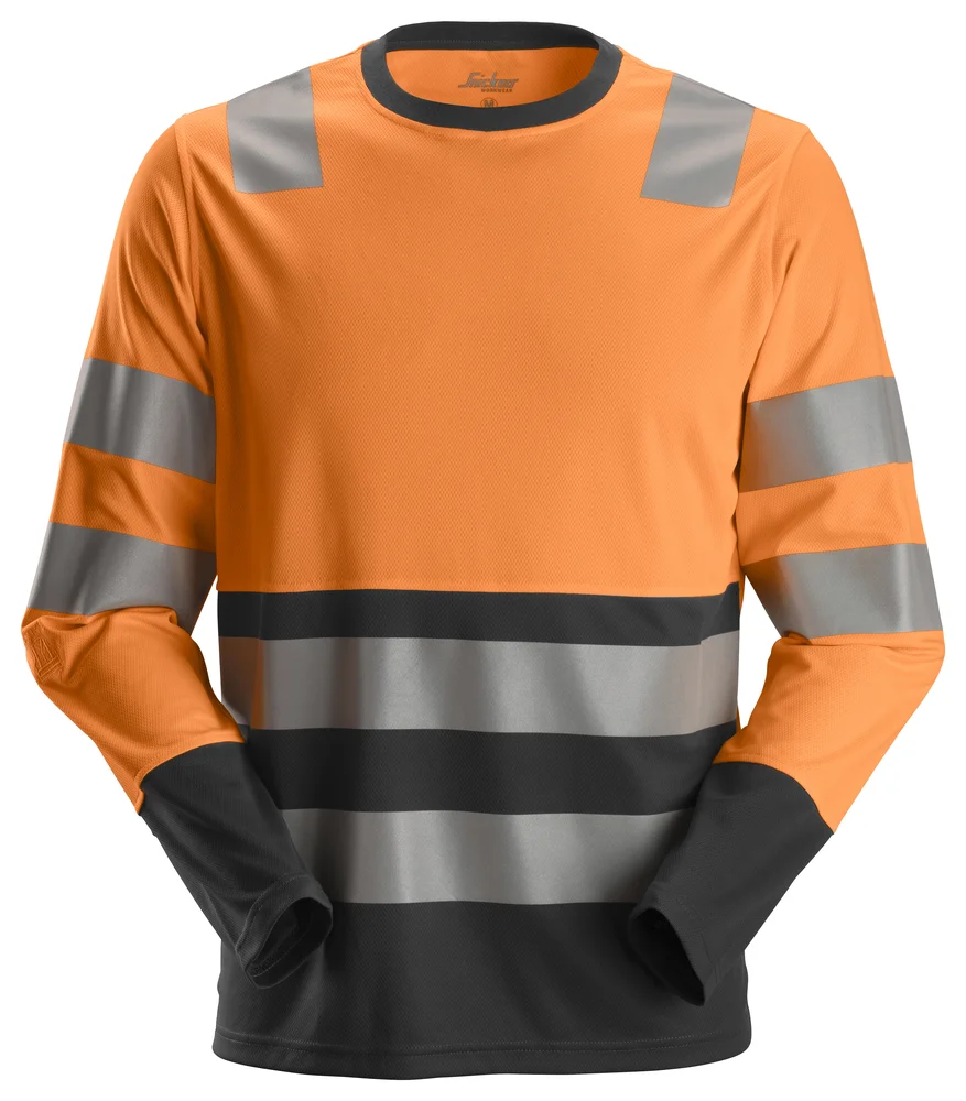 Arbeidstrøye high-vis oransje/sort str S v:2849648