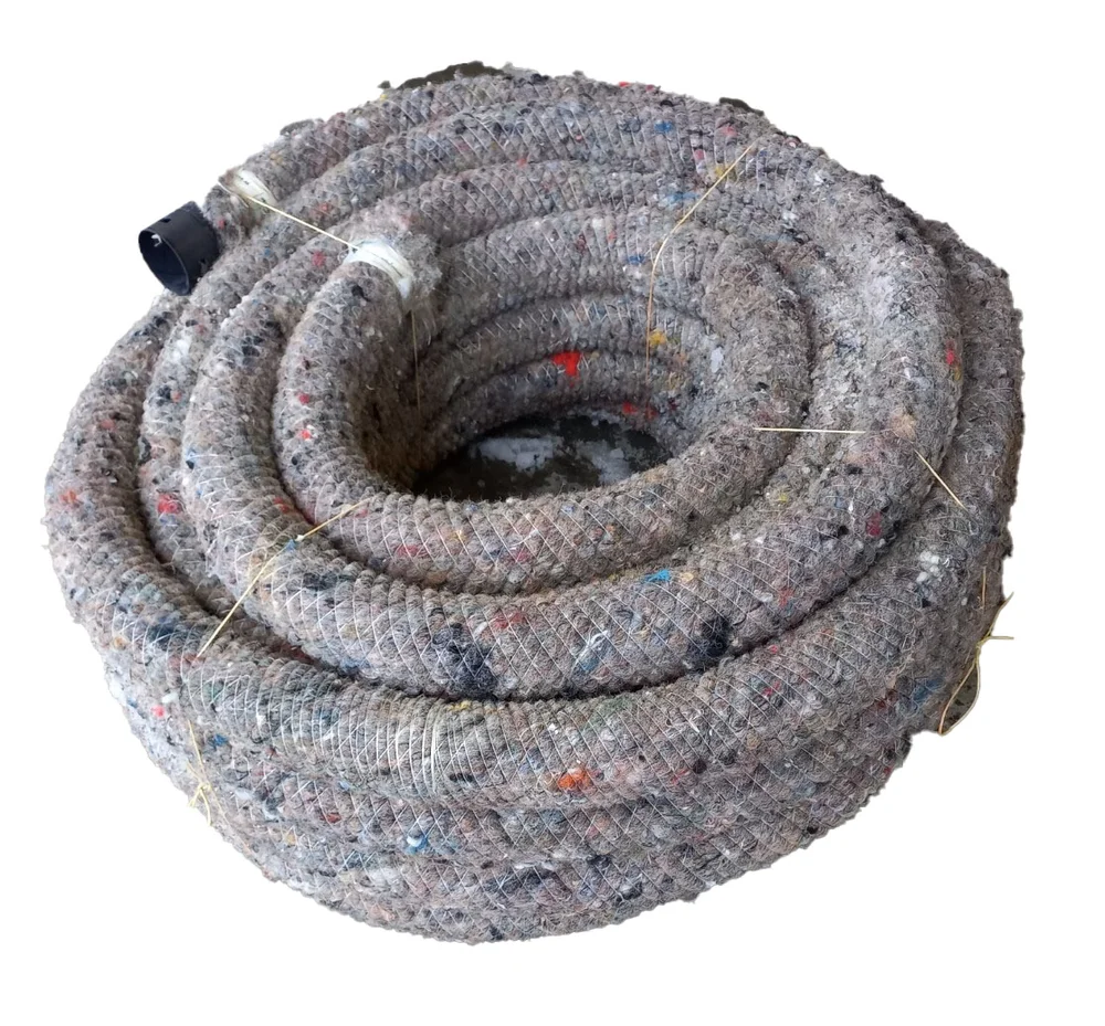 Filterrør PP700 83/100 dreneringsrør med filter 50 meter v:1841310 Filterrør PP700 83/100 dreneringsrør med filter 50 meter v:1841310