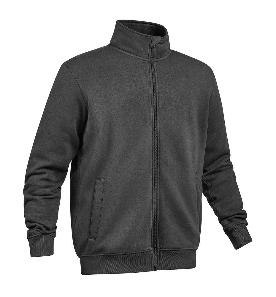 GESTO SWEATSHIRTJAKKE BASIC G1680 FULLZIP MØRKGRÅ v:7199160