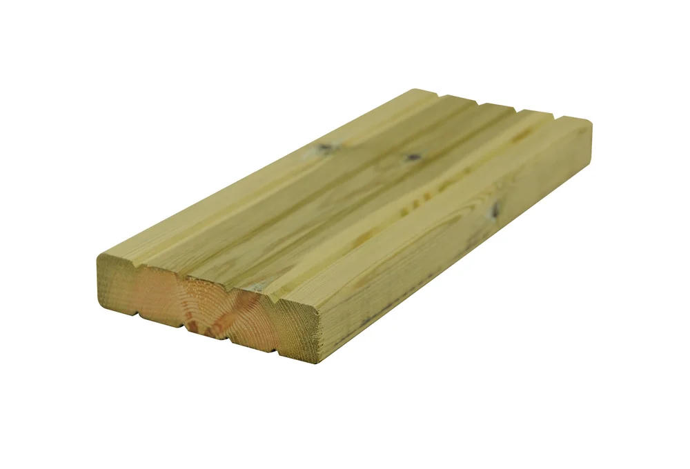 Terrassebord V Rillet 28x120 Furu Cu Impregnert v:2962086