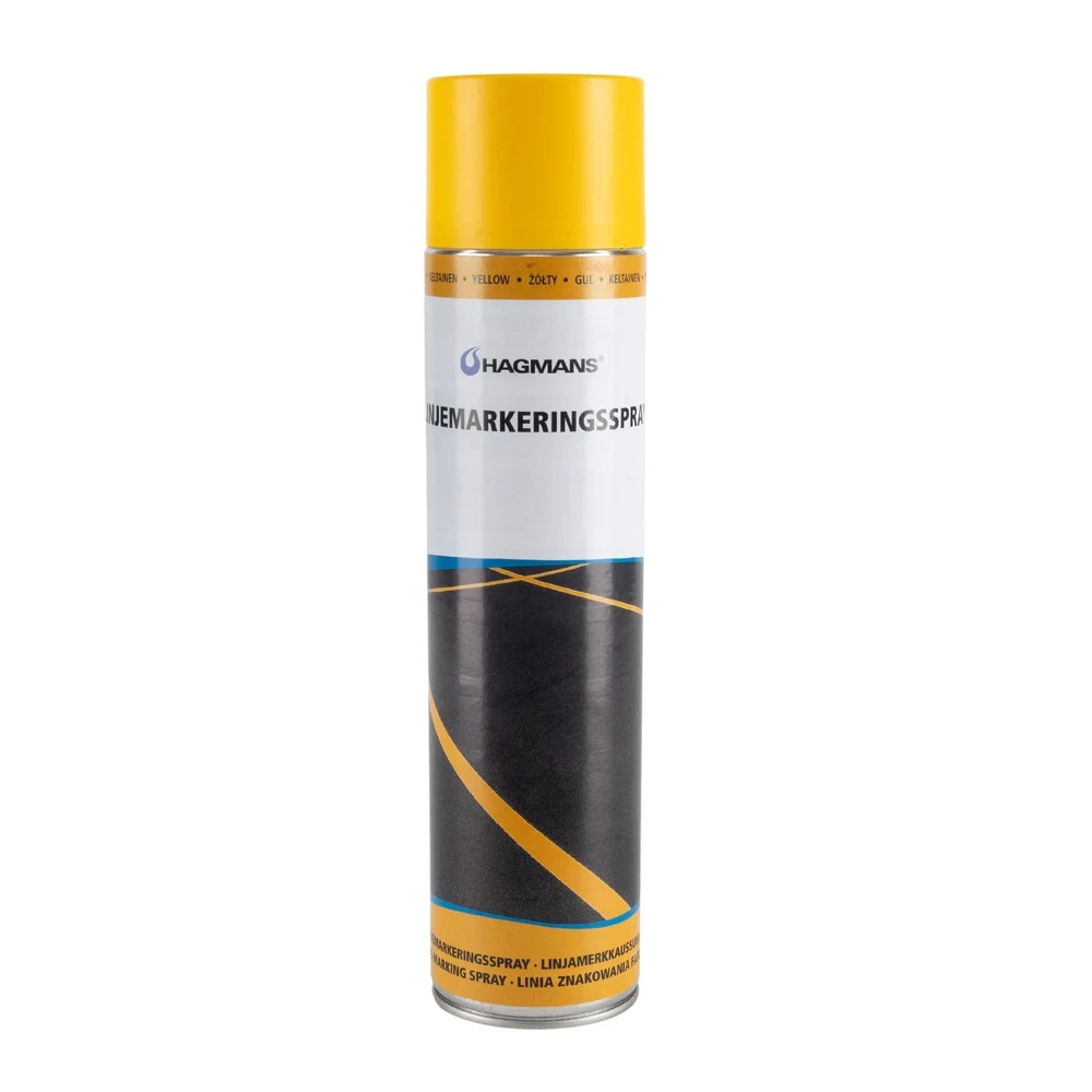 Hagmans Linjemarkering maling gul, 600 ml v:7309893 Hagmans Linjemarkering maling gul, 600 ml v:7309893