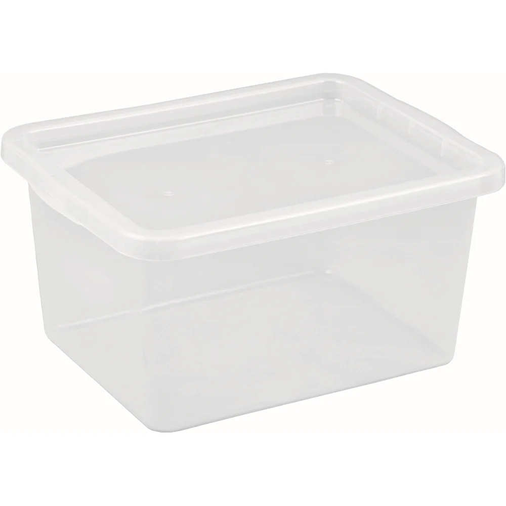 BASIC BOX 52L TRANSPARENT BOKS OG LOKK v:1072915