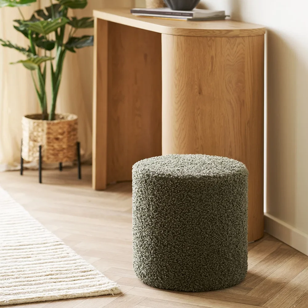 HOUSE NORDIC EJBY PUFF FLØYEL GRØNN Ø34X36 v:9983907