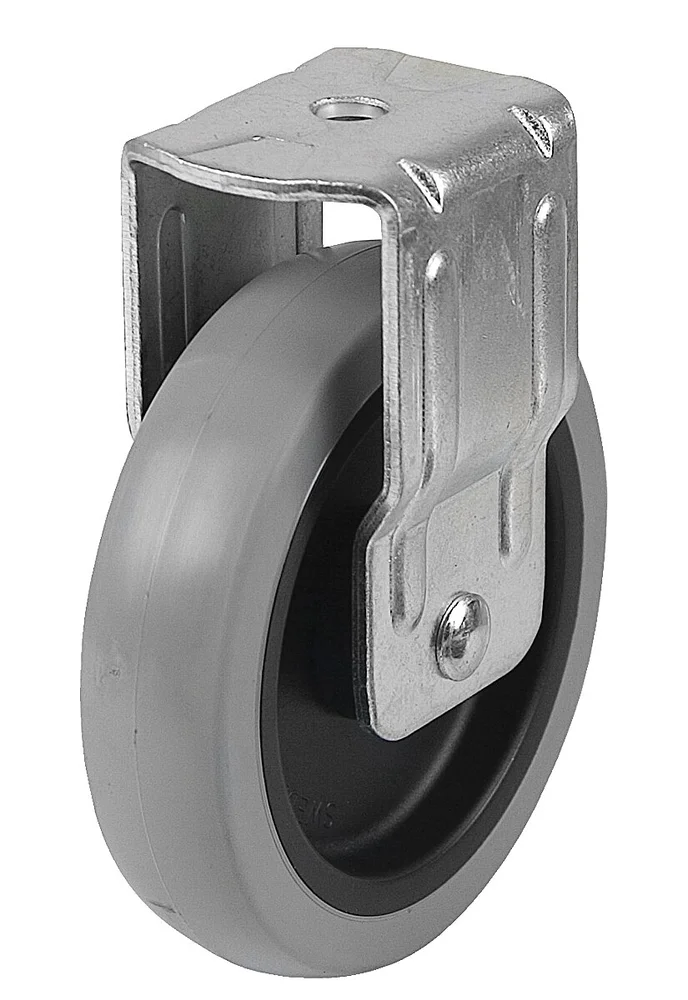 Swede-Wheel Faste hjul med sentrumshull, TPE-bane v:3131101 Swede-Wheel Faste hjul med sentrumshull, TPE-bane v:3131101