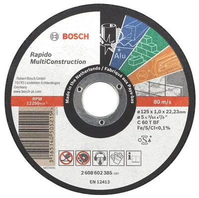 KAPPESKIVE RAPIDO 125X1,0X22,23MM M v:6071279