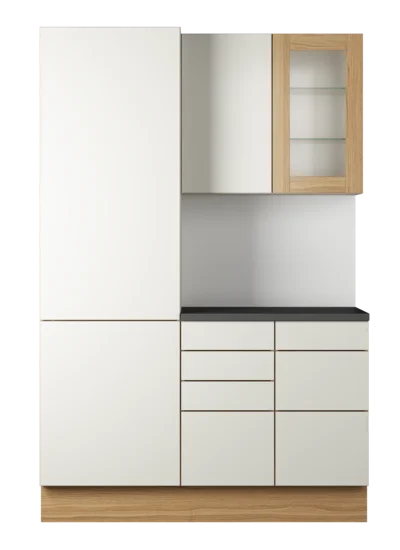 DØR 396X700 SYSTEM KL HVIT/EIK v:5105704
