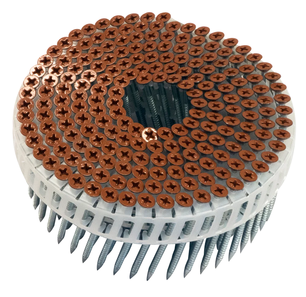 Spikerskrue 2,80x50 mm rød ss 200 stk/coil v:3175072