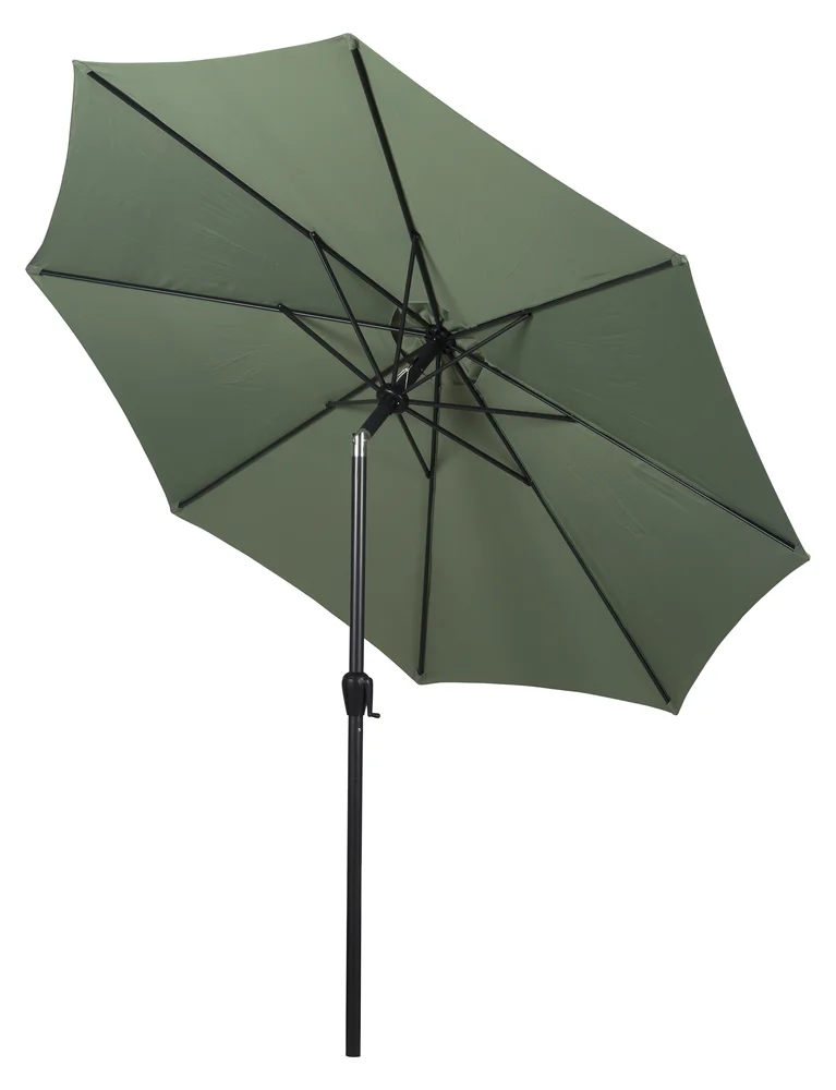 Parasoll med tilt Ø3 meter sort/grønn v:4666545 Parasoll med tilt Ø3 meter sort/grønn v:4666545