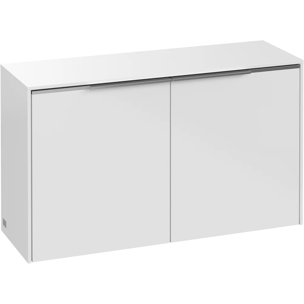V&B SUBWAY 3.0 SIDESKAP 80X42 BRILLIANT WHITE HÅNDTAK I KROM v:1995468