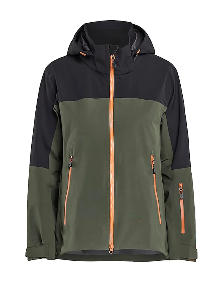 SKALLJAKKE STRETCH DAME STRIKER 4708 SKOGSGRØNN/RUST v:7896288