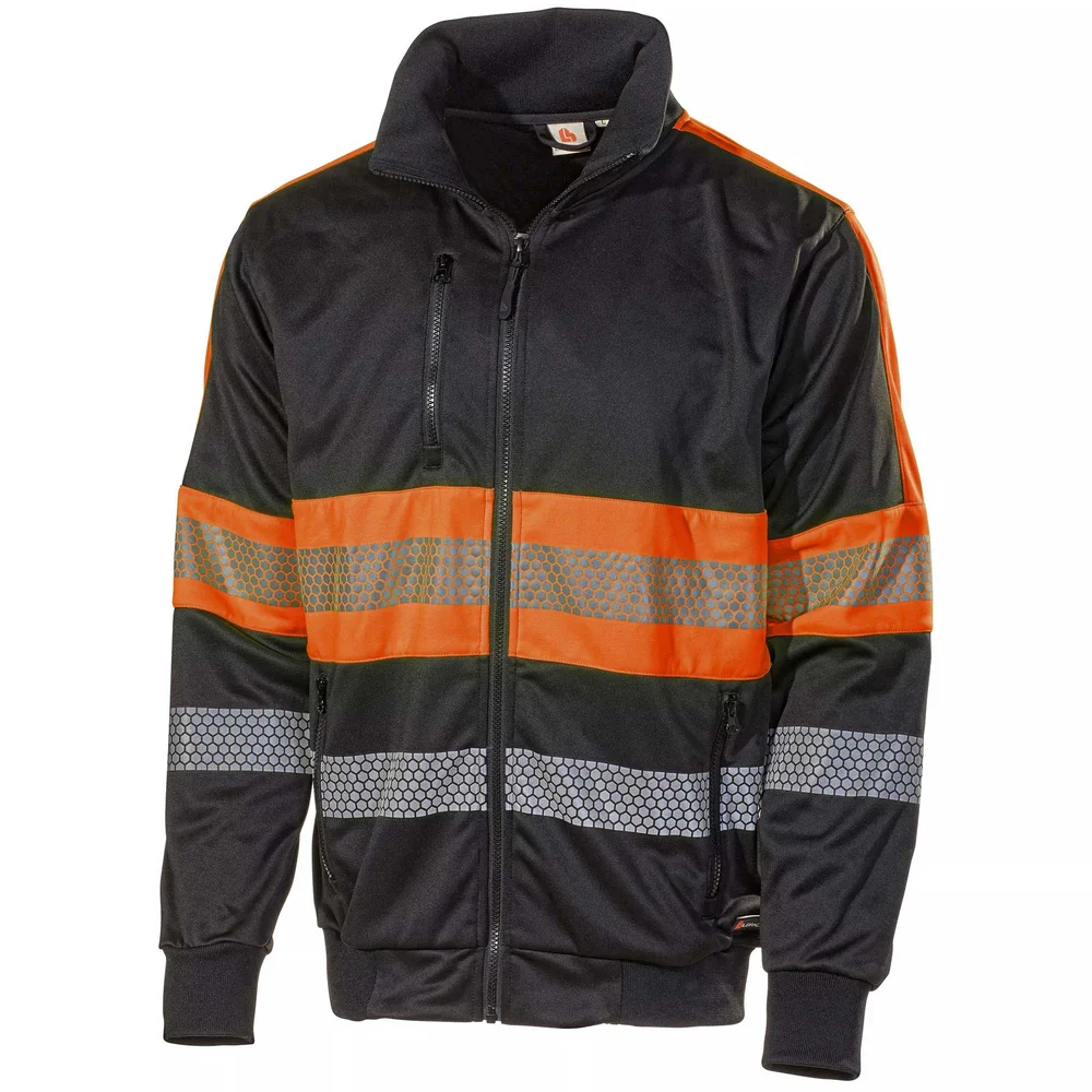 L.Brador Sweatshirt, 6112p, Svart/Oransje, Klasse 1 v:5156105
