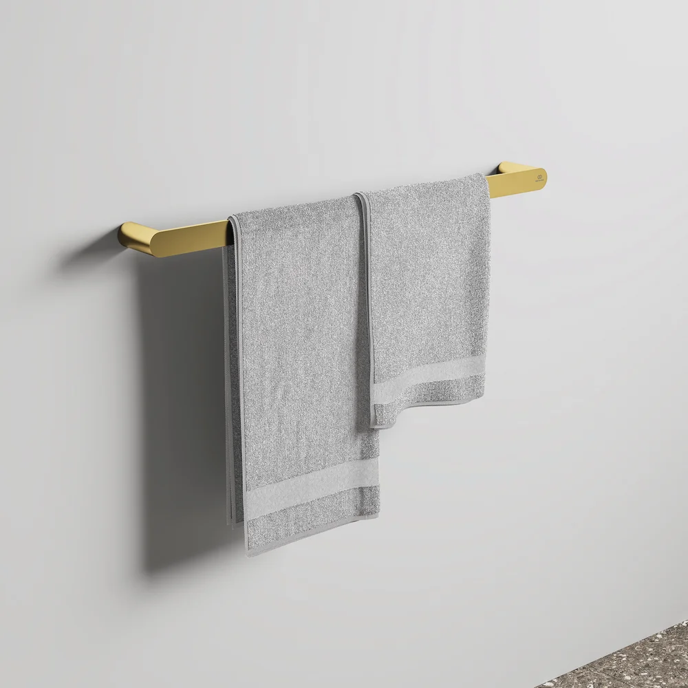 IDEAL STANDARD CONCA HÅNDKLESTANG RUND 600 MM BØRSTET GULL v:6242419