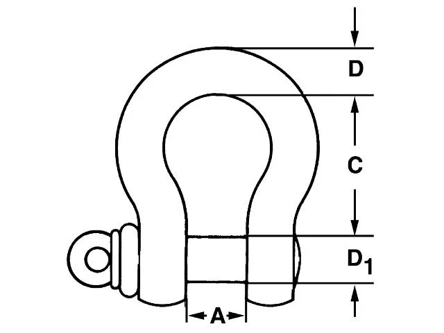 GUNNEBO SJAKKEL H-FORM LYR 6MM v:6725496 GUNNEBO SJAKKEL H-FORM LYR 6MM v:6725496