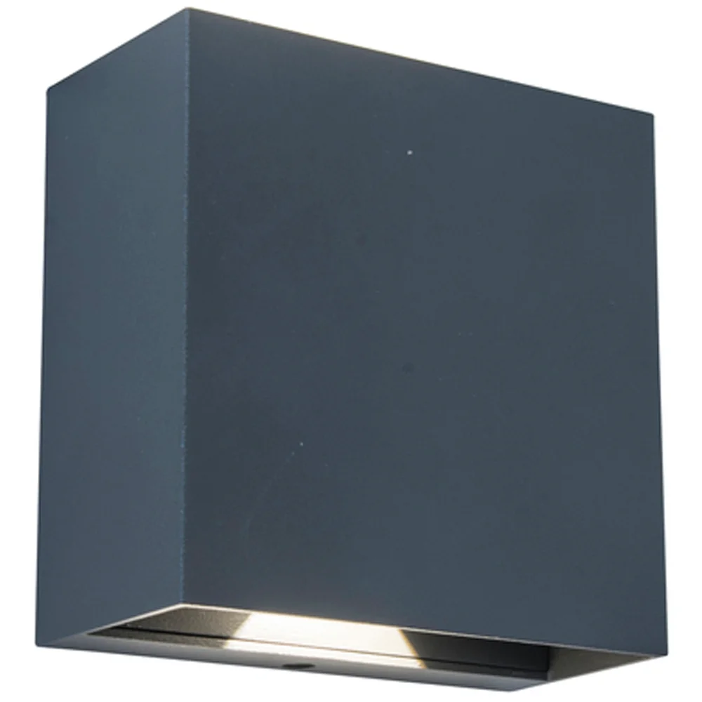 LUTEC ARCHITECTURAL GEMINI BEAMS MØRK GRÅ VEGGHENGT LAMPE v:8110383