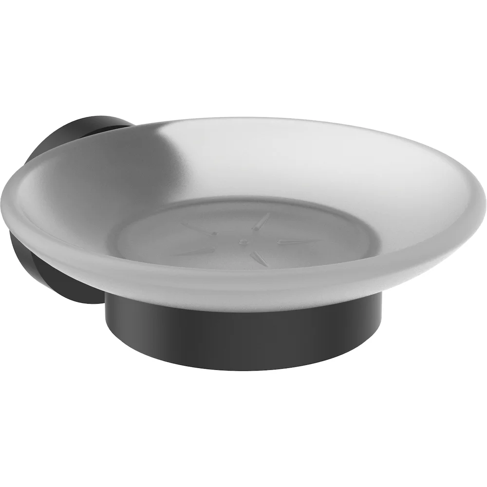 IDEAL STANDARD IOM SÅPESKÅL FROSTET/MATT SORT v:3581983
