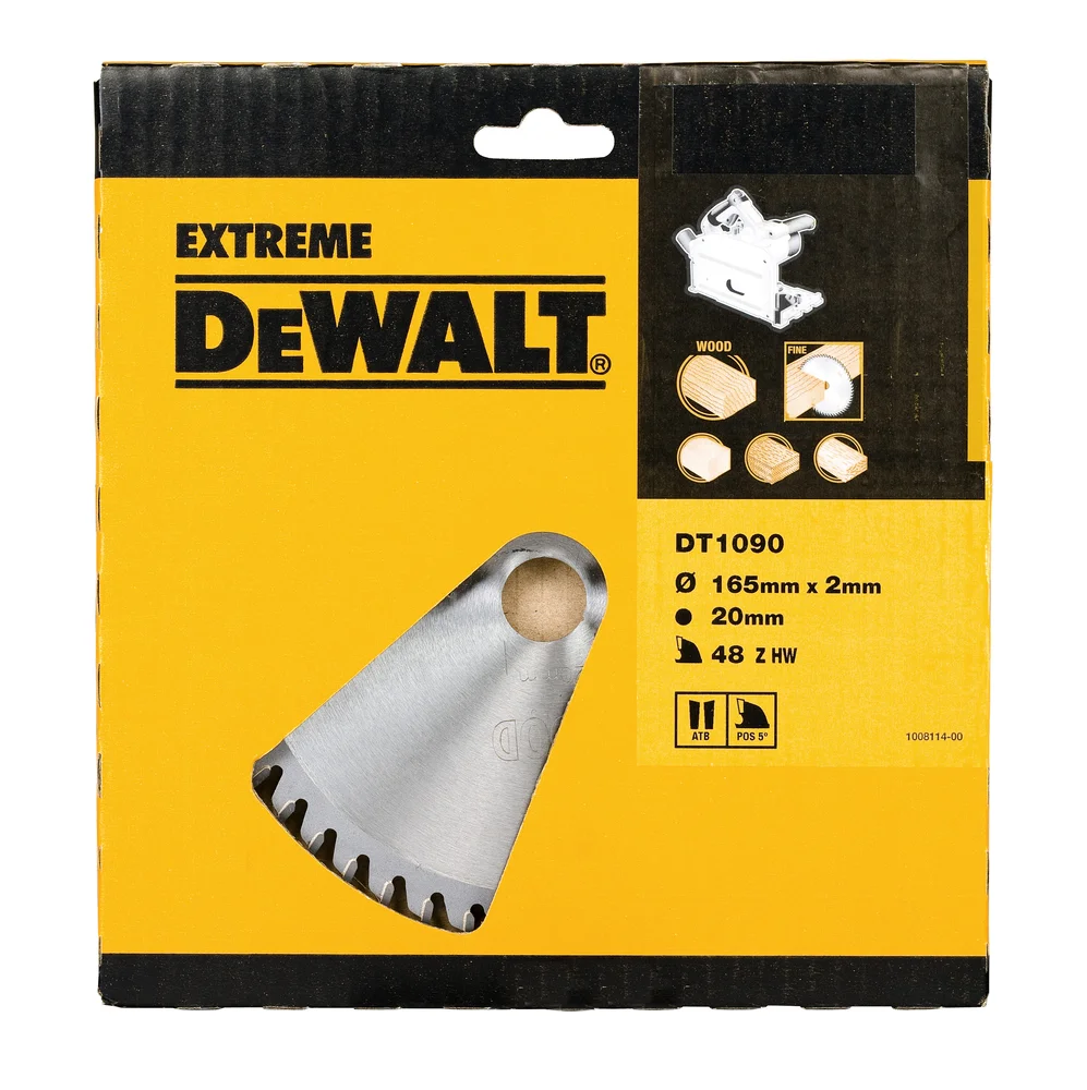 Dewalt Sagblad 165×20 med 48 tenner v:3108591