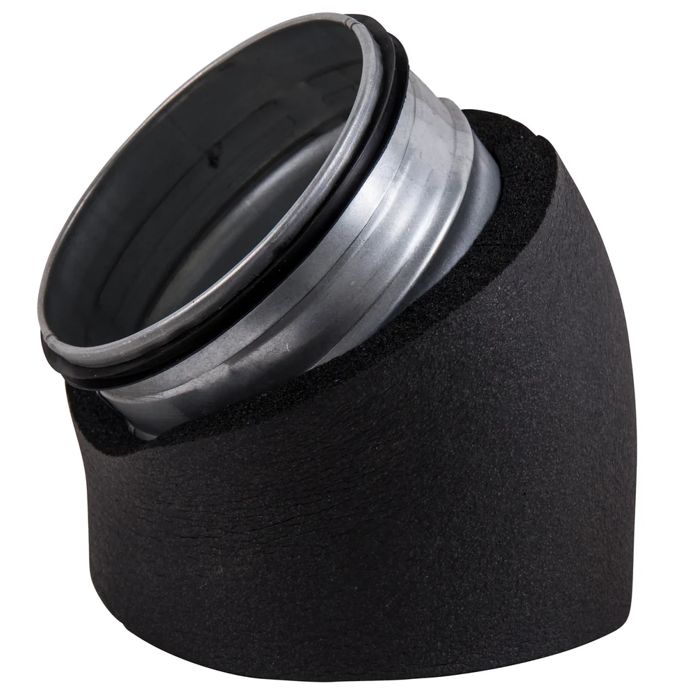 KORTBEND 45 GR M/N ISO T19 Ø200 v:9055560 KORTBEND 45 GR M/N ISO T19 Ø200 v:9055560