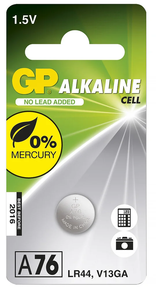 GP Batterier Knappecelle LR44/LR1154 v:7314646