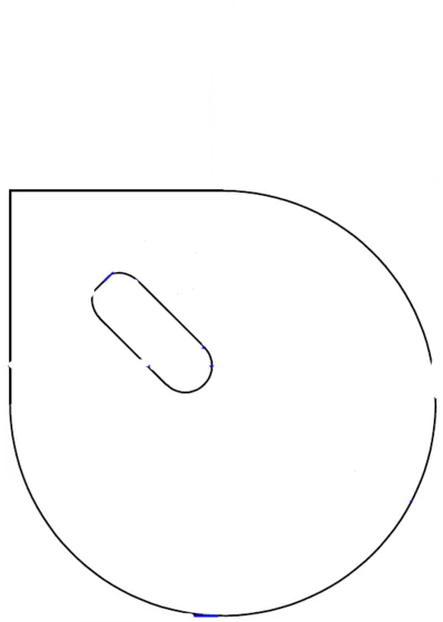 GULVPLAT JØTUL 1000X1000 MED HULL G v:3603005