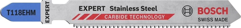 BOSCH STIKKSAGBLAD T118EHM INOX A3 v:4092335 BOSCH STIKKSAGBLAD T118EHM INOX A3 v:4092335