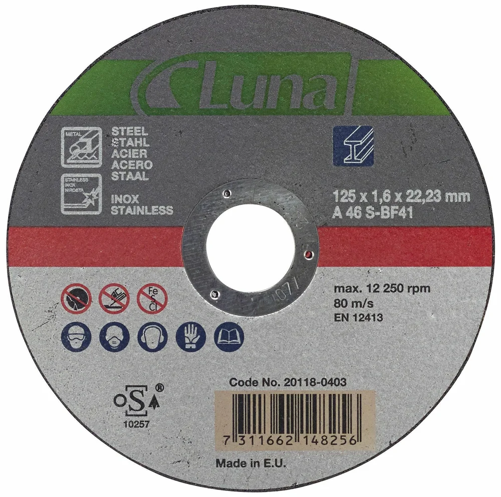 LUNA KAPPESKIVE 125X1,0X22 v:3300663 LUNA KAPPESKIVE 125X1,0X22 v:3300663