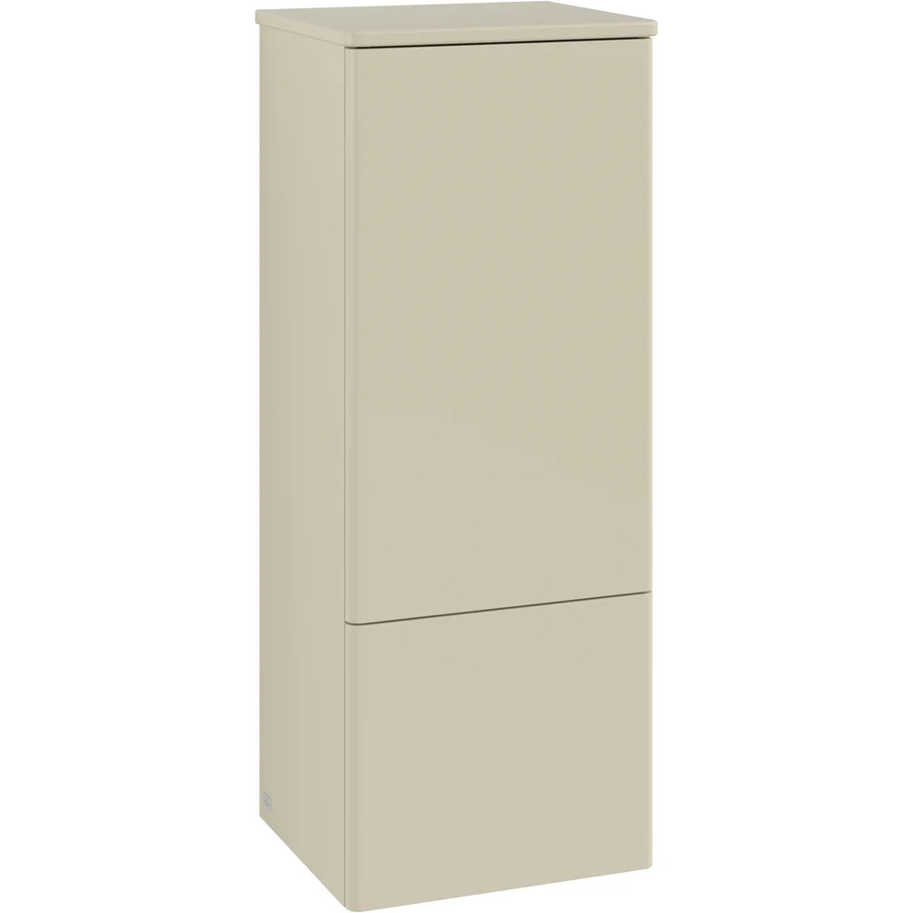 V&B ANTAO MIDDELS HØYSKAP 1 DØR GLATT 414X1039X356 HØYRE SILKEGRÅ v:3251742