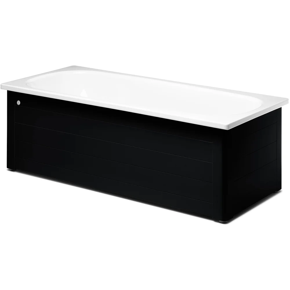 GUSTAVSBERG 7416 HELFRONTSTATIV, 1600X700 SORT v:8423592 GUSTAVSBERG 7416 HELFRONTSTATIV, 1600X700 SORT v:8423592