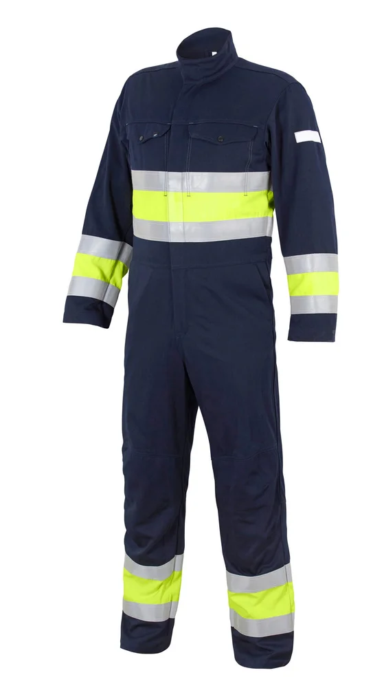 BJÖRNKLÄDER KJELEDRESS LAVA GUARD 867-1 FLAMMEHEMMENDE KL.1 MARINE/GUL v:5426294