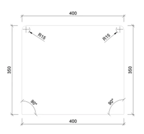 Glassplate peis sotet v:3336274