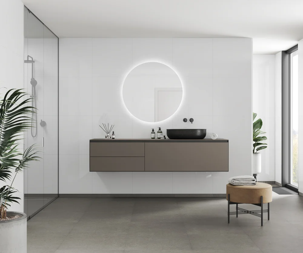 Fibo Athen White baderomspanel 60x60 cm v:3394286