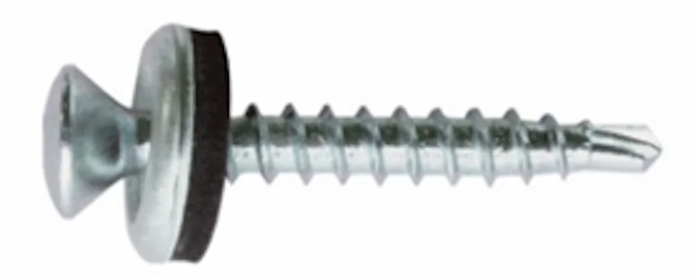 Skrue torx 4,8x35 mørk rød plannja selvborende m/koppet hode plannja v:1832269