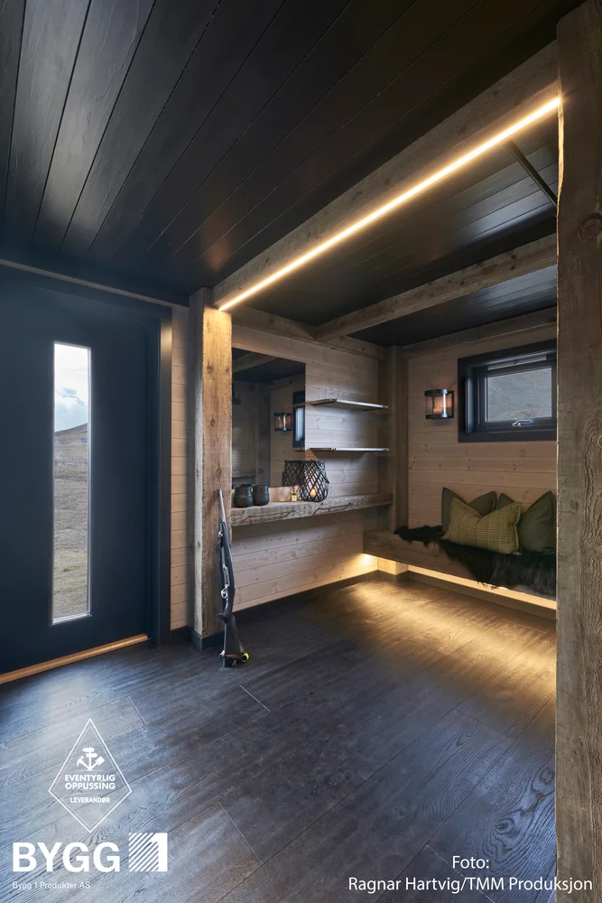 Ytterdør 100×210 Volda med glass svart høyre v:8839455 Ytterdør 100×210 Volda med glass svart høyre v:8839455