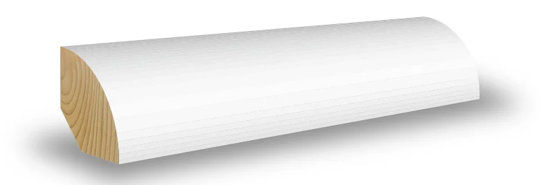 Kvartstaff furu klassisk hvit NCS S0500N 15x15x2700 mm v:6949231