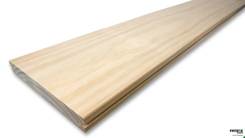 Terrassebord Med Spor 24x195 Accoya Furu Ubehandlet v:9978405
