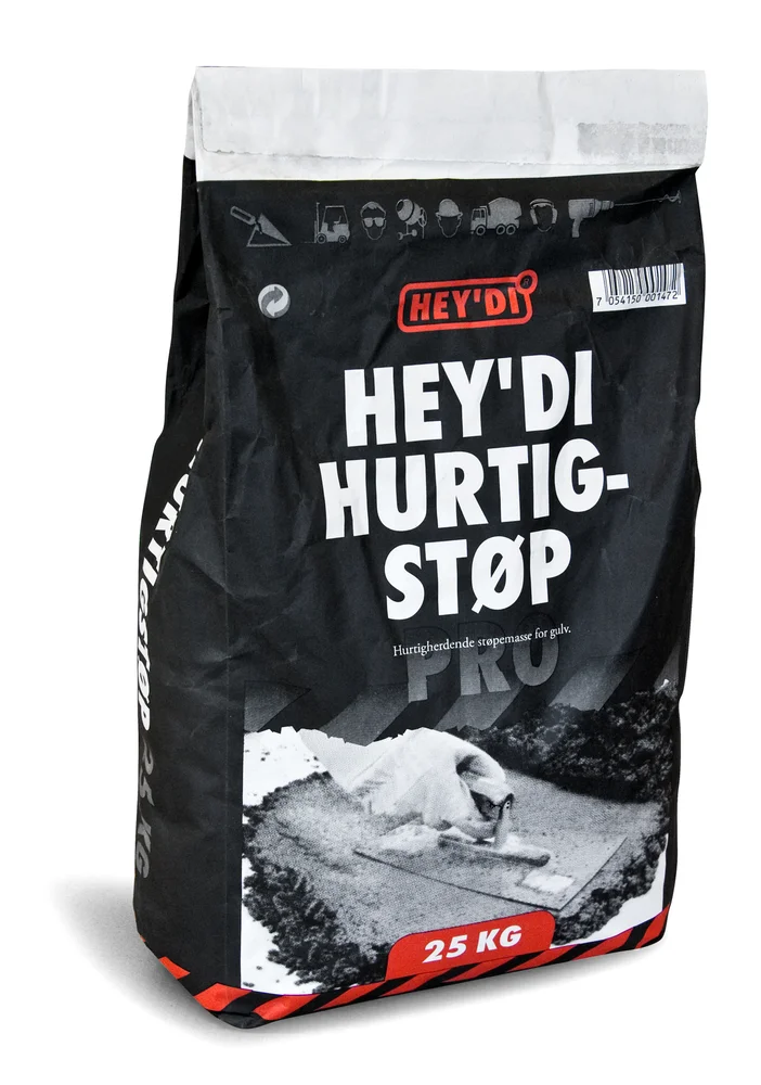HEYDI HURTIGSTØP 25KG STØP v:4867824
