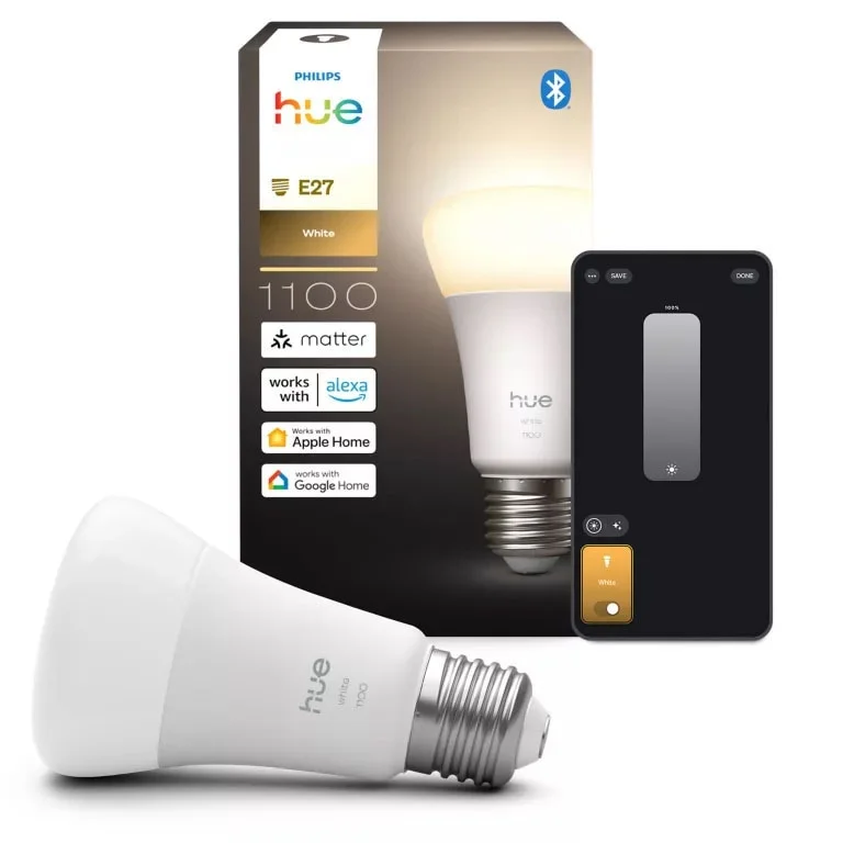 Philips Hue LED-lampe A60 HUE, W, E27, 9,5W v:9039092 Philips Hue LED-lampe A60 HUE, W, E27, 9,5W v:9039092