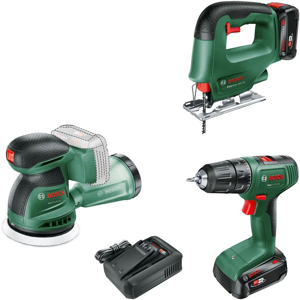 BOSCH VERKTØYSETT 18V EASY A3 2X2,5AH AL v:4939939 BOSCH VERKTØYSETT 18V EASY A3 2X2,5AH AL v:4939939