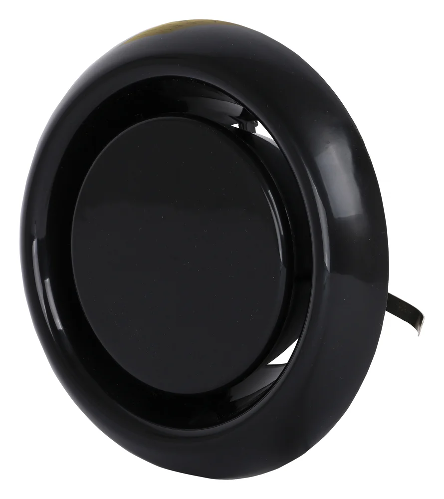 Flexit Avtrekksventil i plast, svart, 100 mm v:4712284