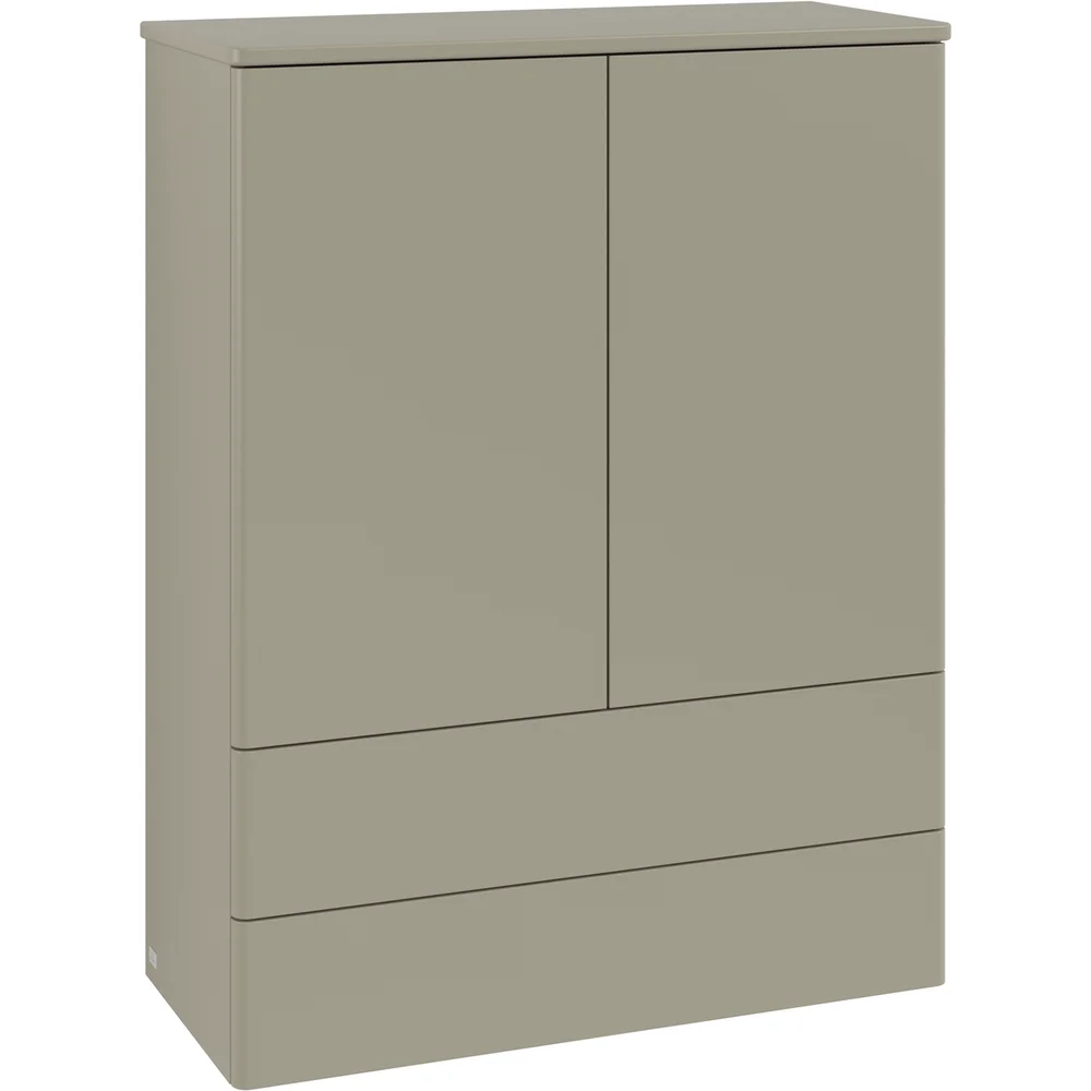V&B ANTAO HØYBORD 2 DØRER GLATT 814X1039X356 STENGRÅ v:8464539