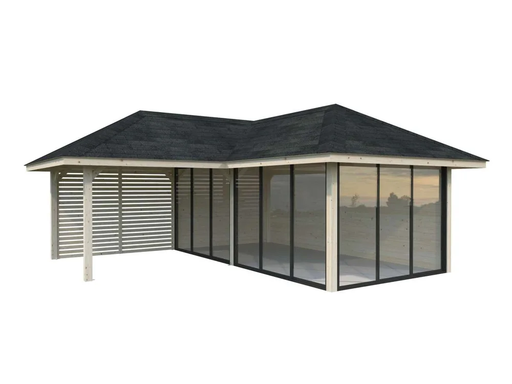 Palmako Bianca 214 hagestue 24,9 m² Slide v:9813143 Palmako Bianca 214 hagestue 24,9 m² Slide v:9813143