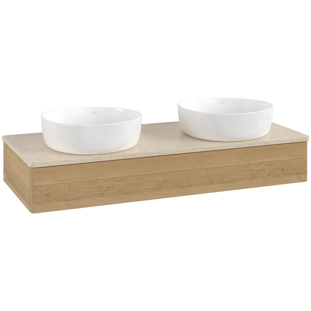 V&B ANTAO SERVANTSKAP 1 SKUFF GLATT 1200X190X500 FOR 2 SERV. U/KRANHULL EIK/CRÉME v:5158826 V&B ANTAO SERVANTSKAP 1 SKUFF GLATT 1200X190X500 FOR 2 SERV. U/KRANHULL EIK/CRÉME v:5158826