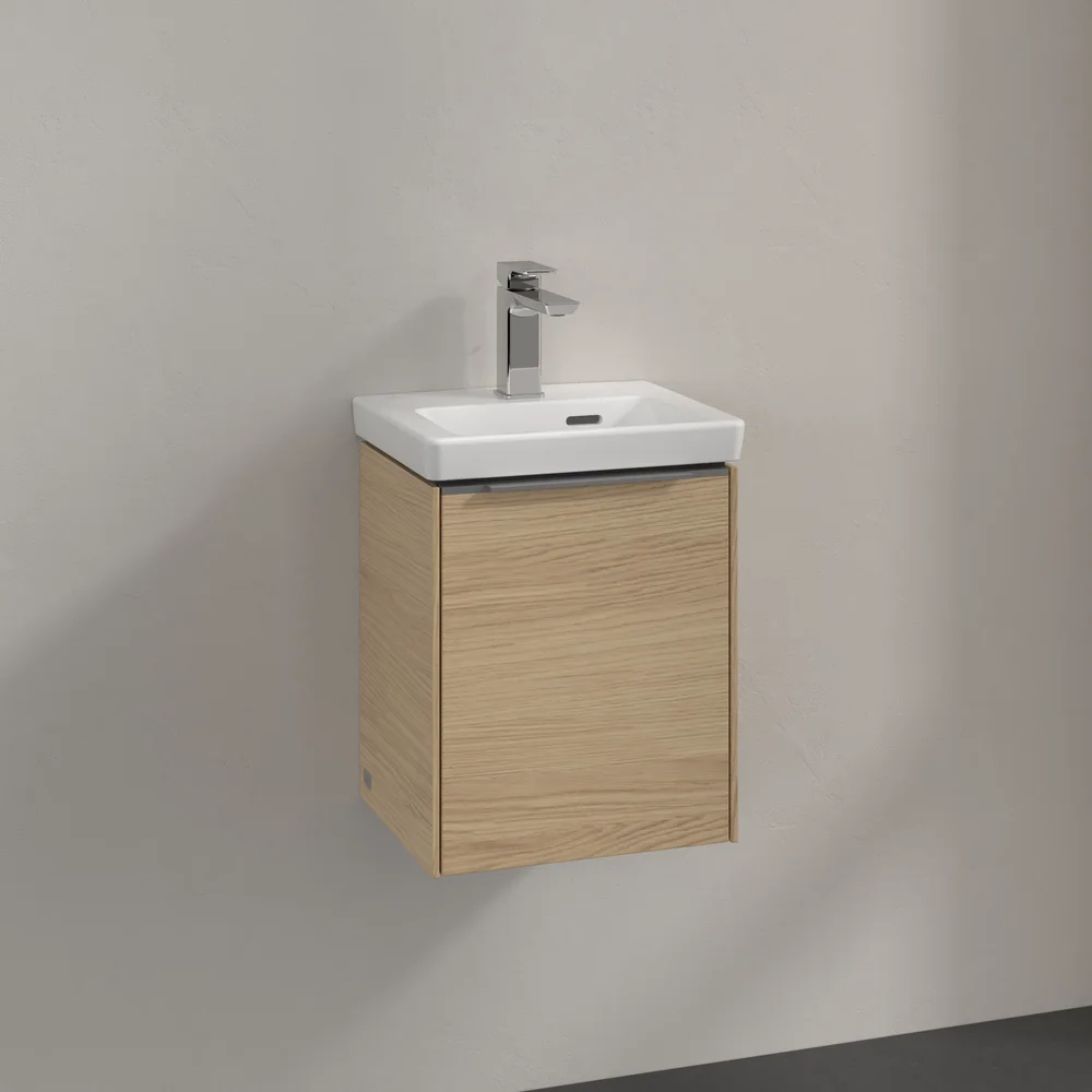 V&B SUBWAY 3.0 SERVANTSKAP 35X42 HØYRE NORDIC OAK HÅNDTAK I KROM v:5038471